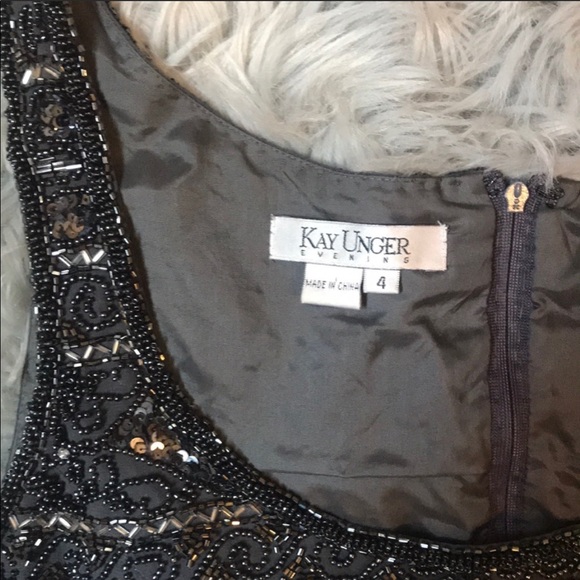 Kay Unger Vintage Beaded Silk Top - Picture 2 of 8